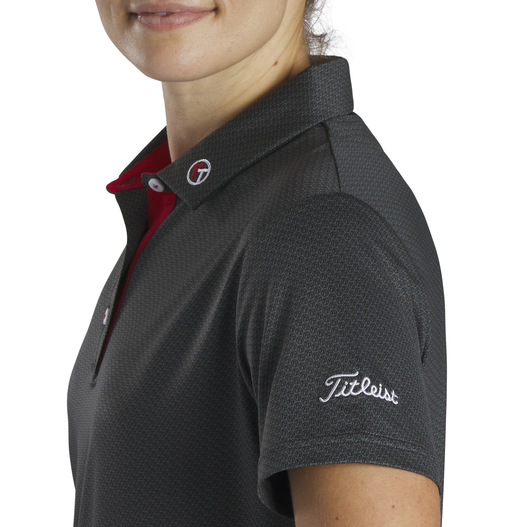 Team Titleist Women's Print Lisle Polo | Golf Polo | Titleist