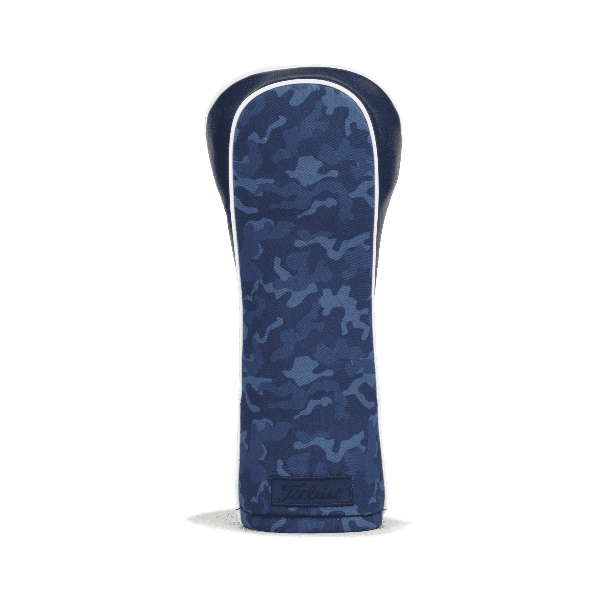 Navy Camo Leather &amp; Cotton Twill Driver Headcover