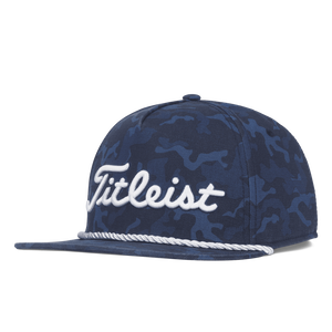 Navy Camo Cotton Rope Flat Bill Navy Camo Cotton Rope Flat Bill