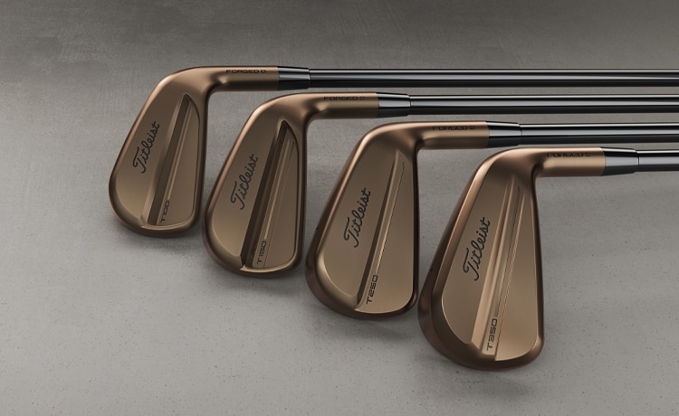 T-Series Irons with an Oil Can finish