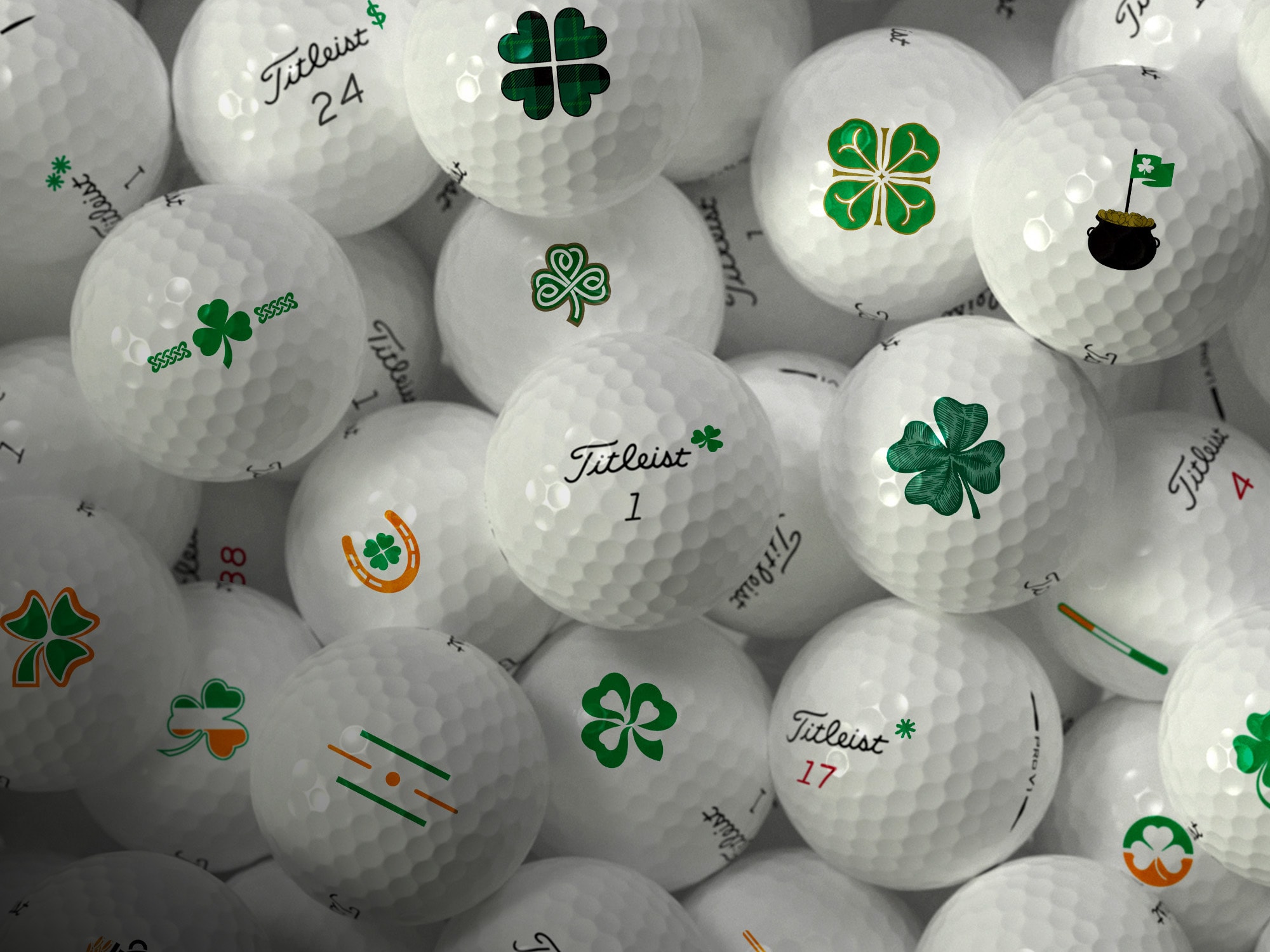Titleist St. Patrick's Day Custom Golf Balls