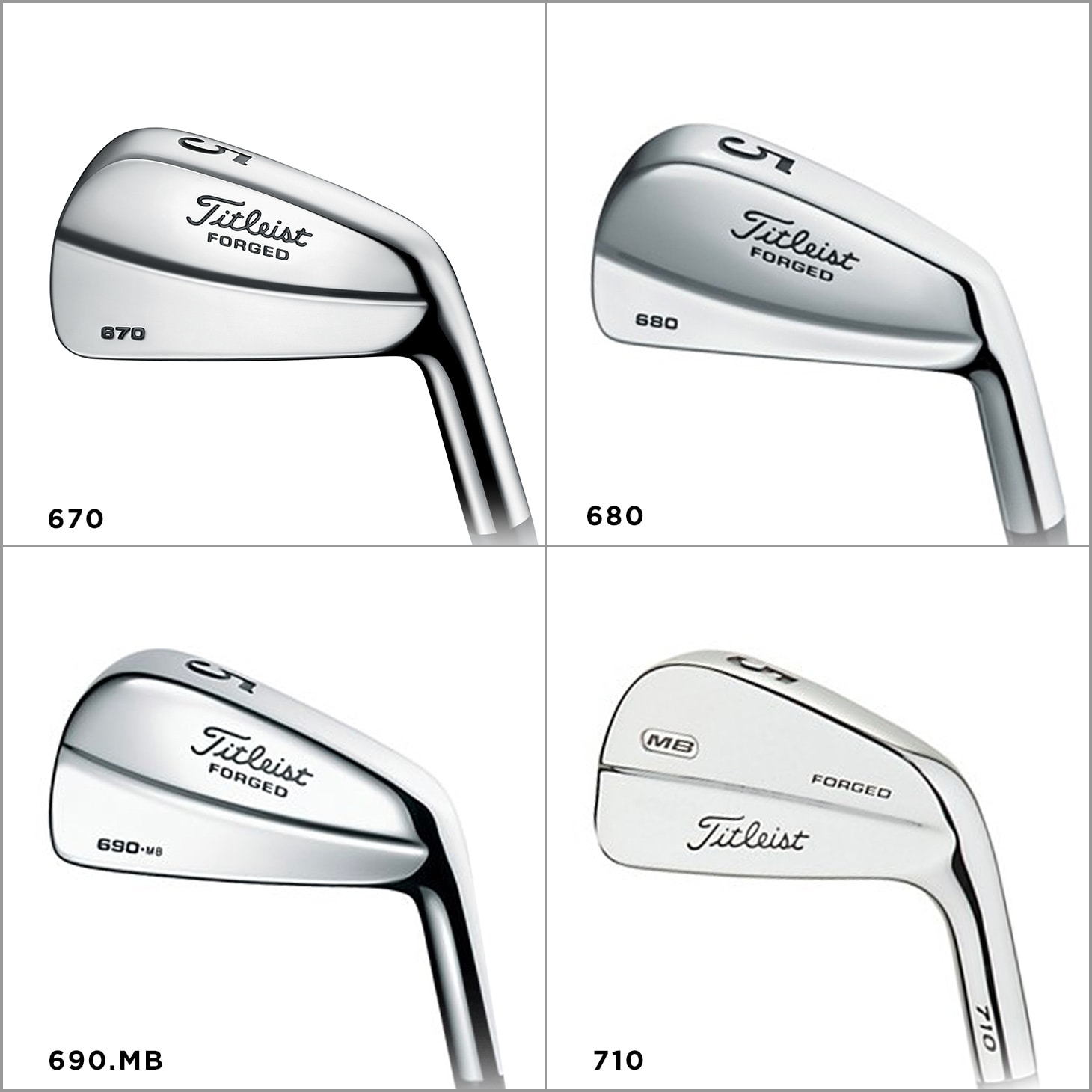 Favorite Titleist Muscle Back Iron - Golf Clubs - Team Titleist