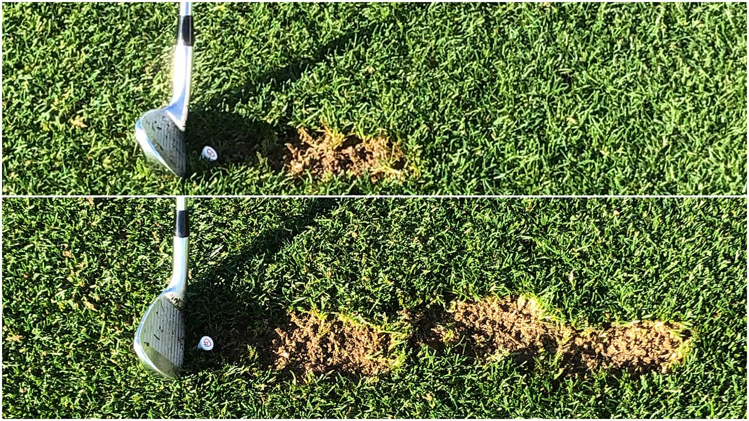 ...each divot closer to your target than the one...