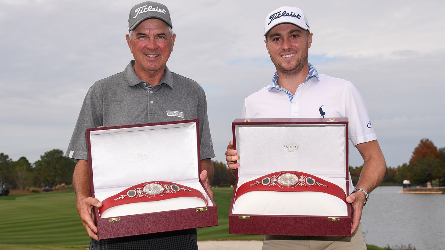 Mike and Justin Thomas [from left to right] (Pro...