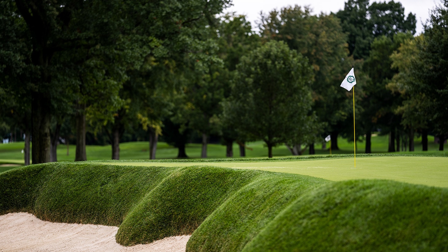 A common feature at Oak Hill - severe run-offs...