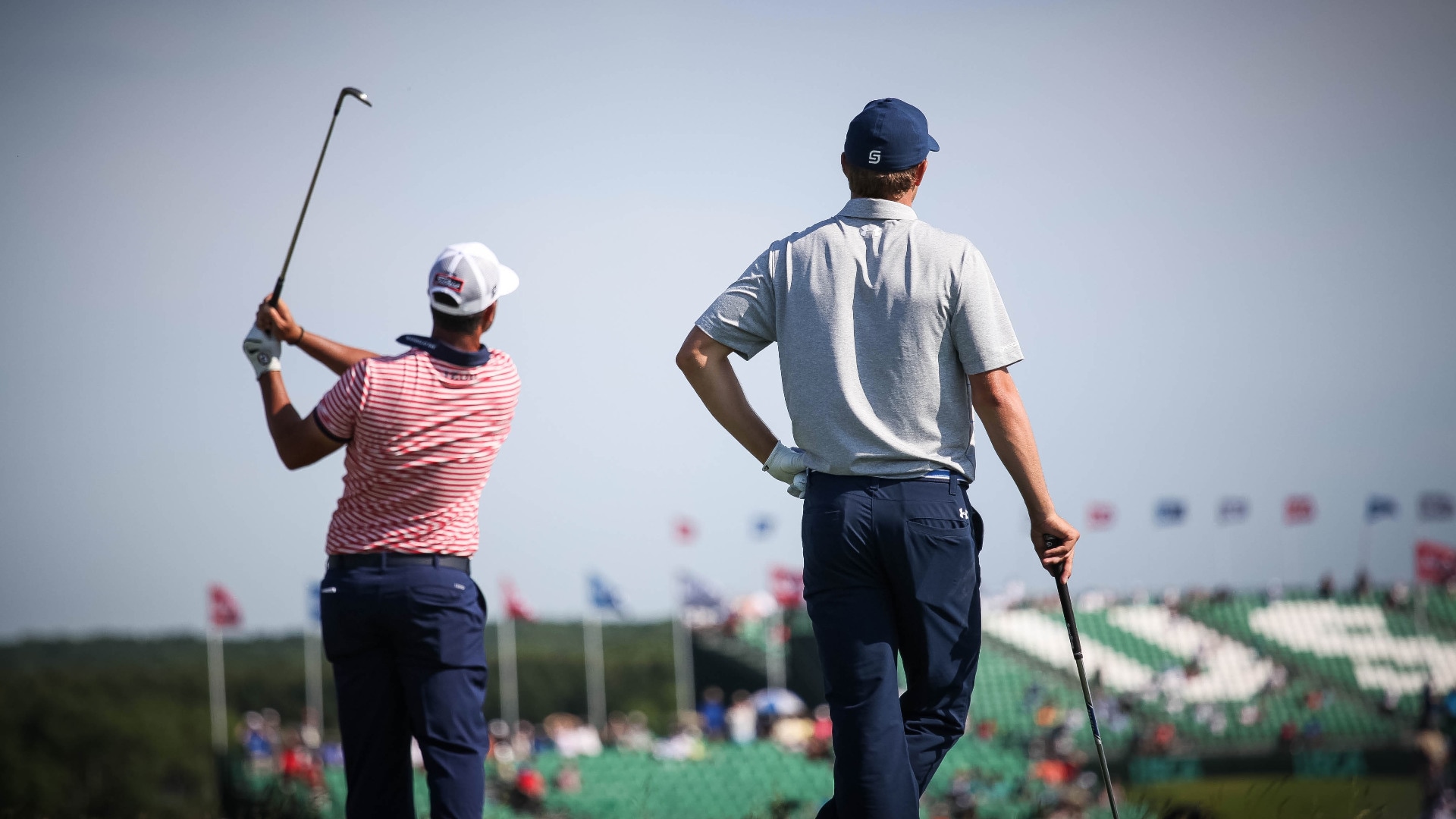 Titleist Brand Ambassadors Scott Piercy and Jordan...