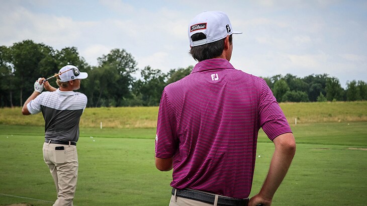 Titleist Brand Ambassador J.T. Poston watches fell...