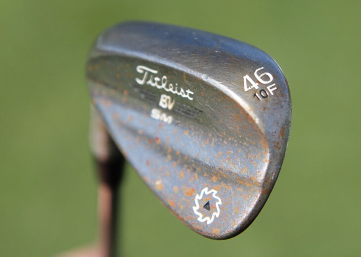 Brian carries four Vokey Design SM7 wedges,...