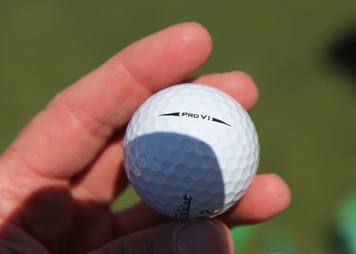 ...his Pro V1 golf ball. Brian first played the...