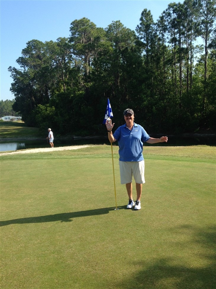 Hole in one on Vacation in Florida